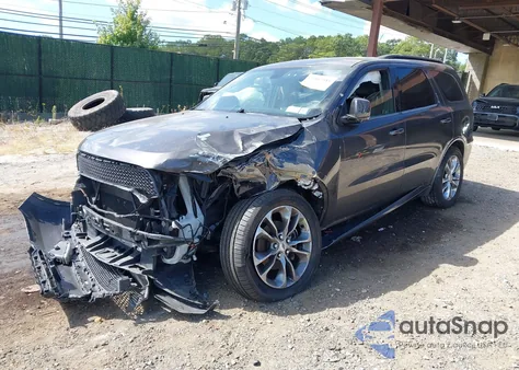 2020 Dodge Durango Gt Plus Awd from USA, damaged, VIN 1C4RDJDG3LC252840